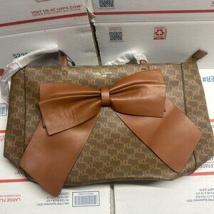 Karl Lagerfeld Clemence Monogram Bow Tote bag